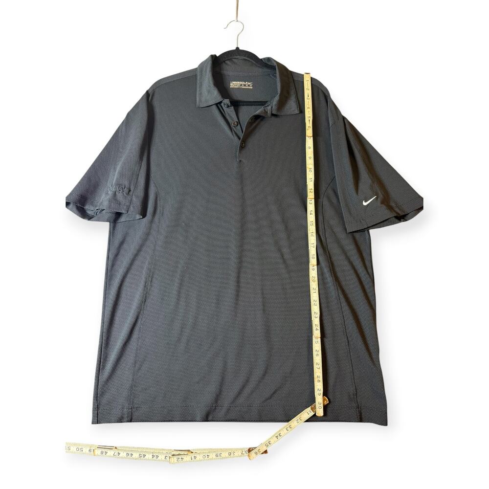 Nike FIT Dry Polo Golf Shirt, Black, Men's Extra Large, XL
